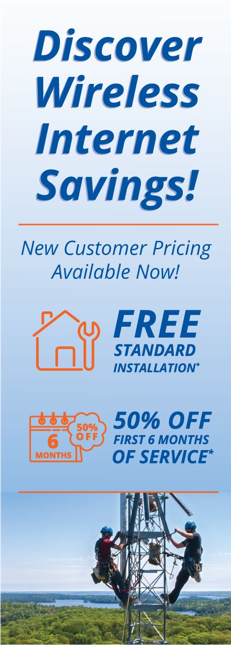 Discover wireless internet savings